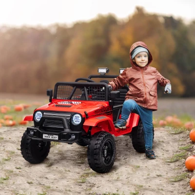 AIYAPLAY Auto Elettrica per Bambini 109cm x 67cm x 68,5cm Rosso