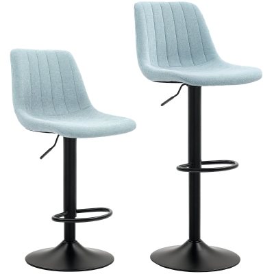 Bar Stools 43W x 48D x 109Hcm Light Blue