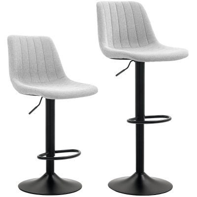 Bar Stools 43W x 48D x 109Hcm Grey