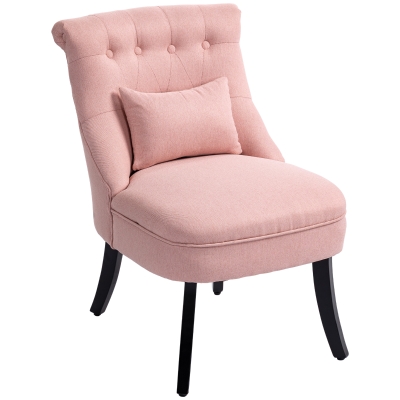 Accent Chair 52.5cm x 69cm x 82cm Pink