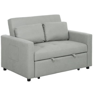 Sofa Bed 120W x 84D x 86Hcm Light Grey