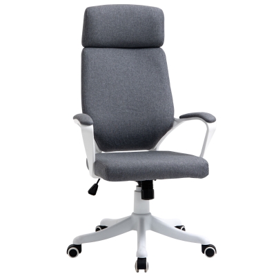 Vinsetto Ergonomic Office Chair High Back with Headrest Grey