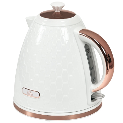 Kettle 24.2L x 19.5W x 23.4Hcm Cream White