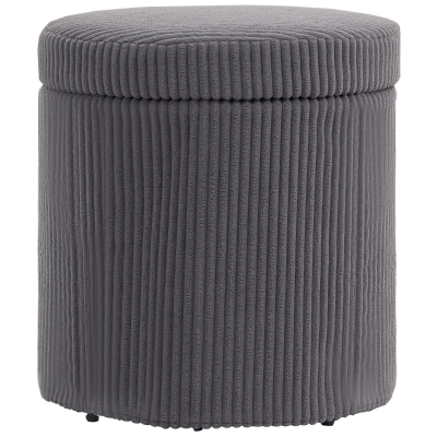 Storage Ottoman 40 x 40 x 41 cm Grey