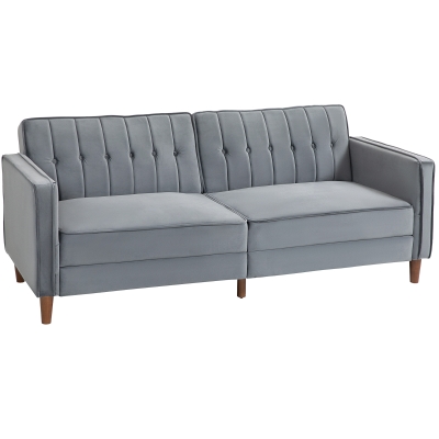 Sofa Bed 189W x 80.5D x 78.5Hcm Dark Grey