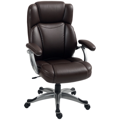 Office Chair 72W x 74D x 107.5-117H cm Brown