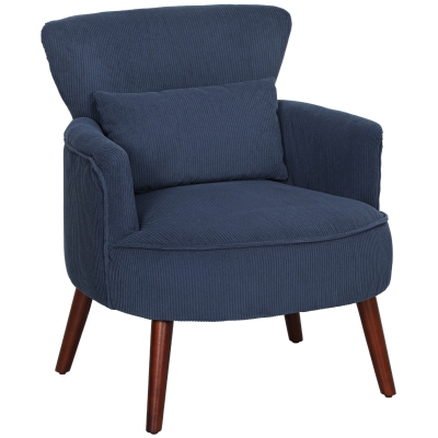 Armchair 69W x 69.5D x 78Hcm Blue