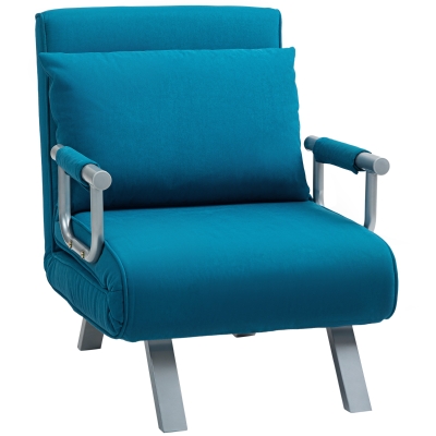 Chair Bed 65cm x 69cm x 80cm Blue