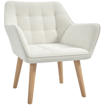 Arm Chair 67cm x 61.5 cm x 71cm Cream