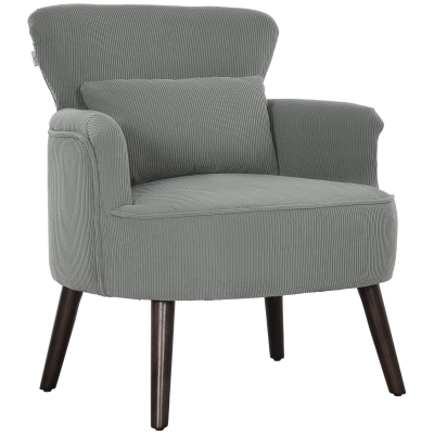 Armchair 69W x 69.5D x 78Hcm Light Grey