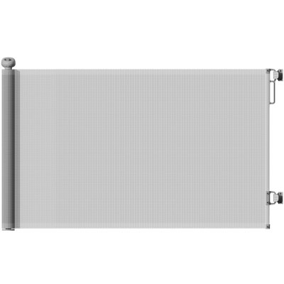 PawHut Retractable Dog Gate Grey 140cm