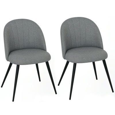 Dining Chairs 49W x 53D x 79Hcm Grey