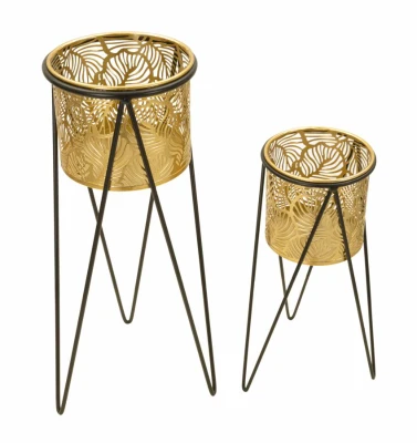 Mauro Ferretti  Suport Vaza Drak Set 2 Buc cm 21X20X46-18X18X32