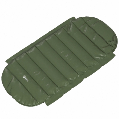 Outsunny Schlafsack, wasserdicht, leicht, gefüttert, Isolierung bis -20° C, 200L x 85B x 15H cm, Dunkelgrün