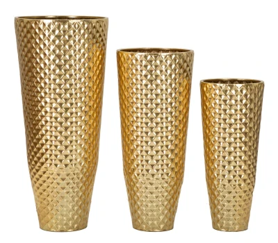 Mauro Ferretti Suport Vaze Glasy, Set 3 Bucăți, Dimensiuni: cm Ø 48X110-40X93-33X77