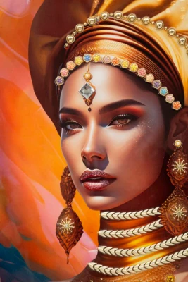 Mauro Ferretti Pictura Pe Pânză Cu Rama Samira -B- cm 72X4,5X102