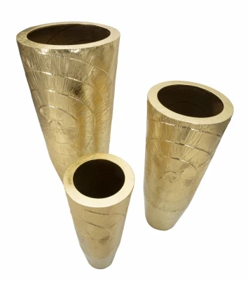 Mauro Ferretti Suport Vaze Glasy, Set 3 Bucăți, Dimensiuni: cm Ø 50,8X114,9-40X92,7-29,8X70,5