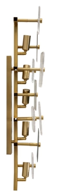 Mauro Ferretti Lampa De Perete Cu 5 Lumini cm 24X13X76