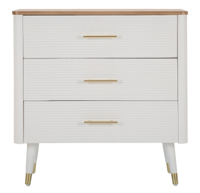Mauro Ferretti Comoda Din Lemn Alb cm 78X37X80