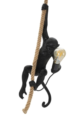 Mauro Ferretti Candelabru Maimuta Negru cm Ø 27X32X60