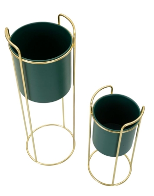 Mauro Ferretti Suport Vaza Set 2 Bucati cm Ø 24X70-19,5X45