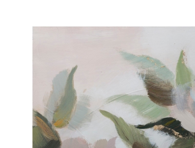 Mauro Ferretti Pictura Pe Pânză Flori&Frunză cm 100X3,7X80