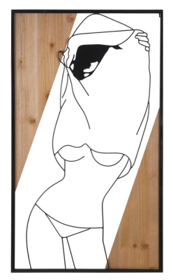 Mauro Ferretti  Panou Perete -B- Fier Si Lemn cm 50X2X90