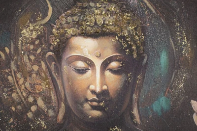 Mauro Ferretti Pictura Pe Pânză Buddha -A- cm 100X3X100