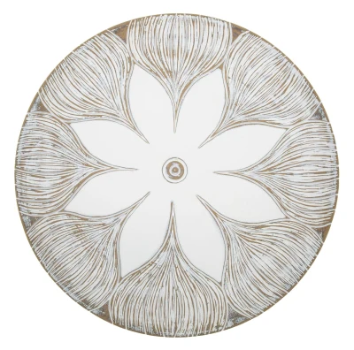 Mauro Ferretti Tava Decor Poliresina Atena cm Ø 35,5X4,4
