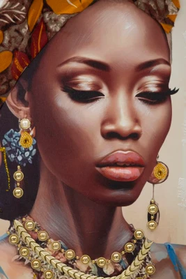 Mauro Ferretti  Pictura Pe Pânză Cu Rama Ayda -A- cm 72X4,5X102