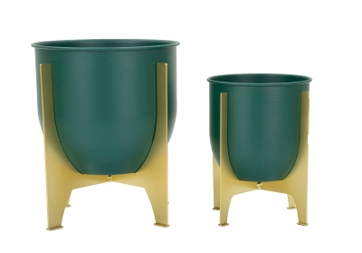 Mauro Ferretti Suport Vaza Set 2 Bucati cm Ø 24,5X26-19X21