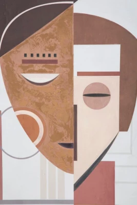 Mauro Ferretti Pictura Pe Pânză Fata Etnică cm 60X2,7X80