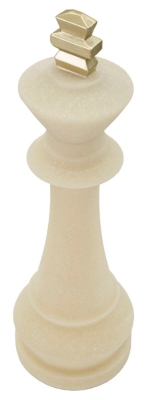 Mauro Ferretti Figurina Rege Quarzy cm Ø 13X41