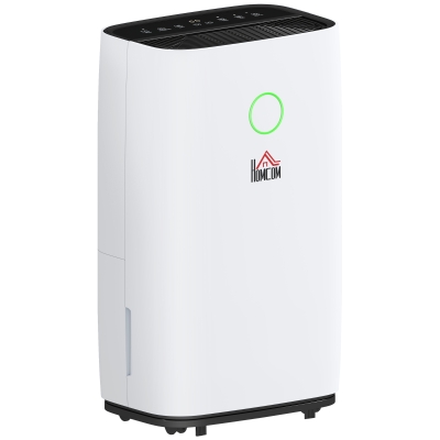 HOMCOM 20L/Day Portable Dehumidifier with LED Screen