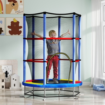 Kids Trampoline 190H x Փ140cm MultiColoured