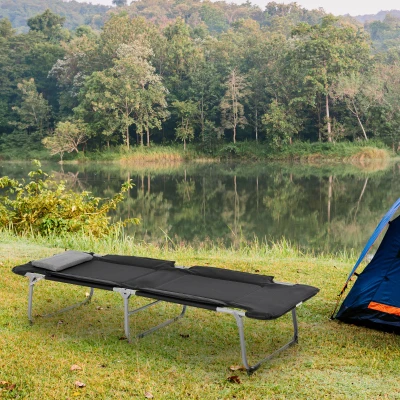 Outsunny Brandina 183cm x 66cm x 33cm Nero