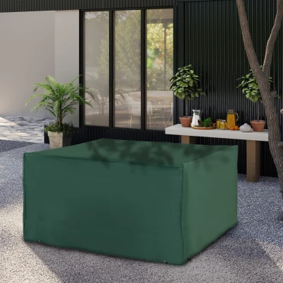 Outsunny 600D Oxford Patio Set Cover Green 135x135cm