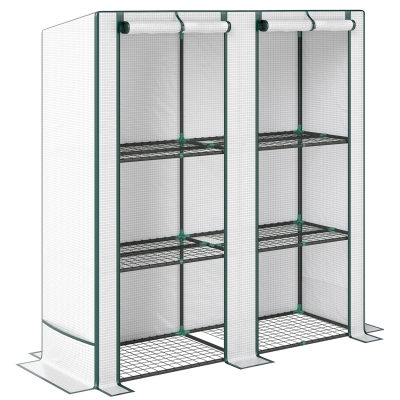 Greenhouse 144W x 48D x 152Hcm White