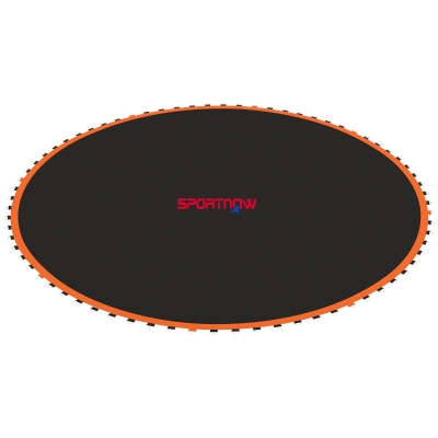 SPORTNOW Tapis de rechange pour trampoline tapis de saut de remplacement, compatible trampoline Ø 3,7 m et ressorts de 14 cm