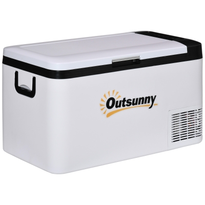Outsunny 25L Portable Car Refrigerator Fridge Freezer 12/24V