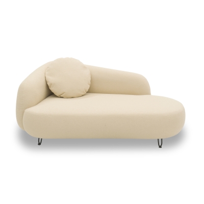 Outdoor Sofa 300 011 Longchair links, Gartensofa, Gartenmöbel, Outdoor Möbel, beige, 177 x 105 x 79 cm