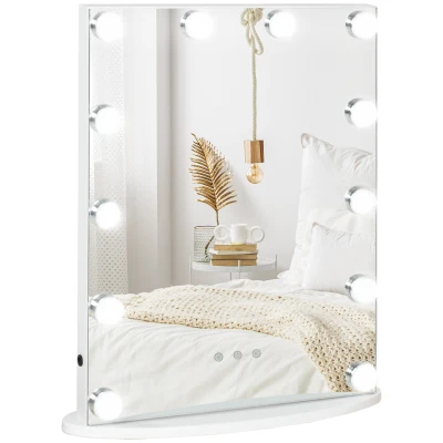 ANTENLICHT Miroir Maquillage LED Hollywood 30.5 Cm - 3 Couleurs, Luminosité Variable, Tactile