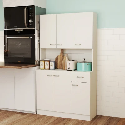 Kitchen Cabinet 101 cm x 39 cm x 180 cm Cream