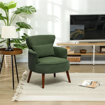 Armchair 69W x 69.5D x 78Hcm Green