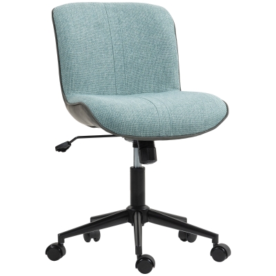 HOMCOM Chaise Bureau Pivotante Réglable 120kg Vert
