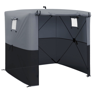 Outsunny Pop-Up Gazebo 2x2m with Accessories Black