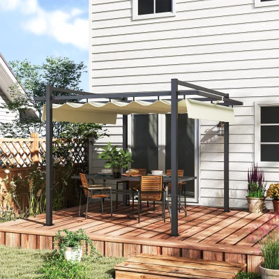 Pergola 295L x 295W x 235Hcm Khaki