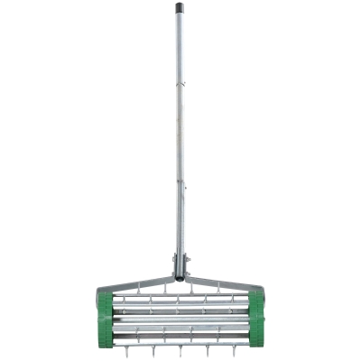 Outsunny Aérateur Pelouse Télescopique 98x45x87cm Vert