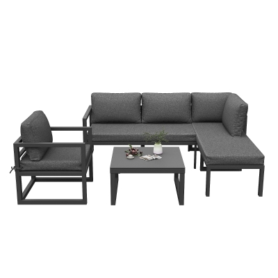 Set di mobili da giardino, Grigio