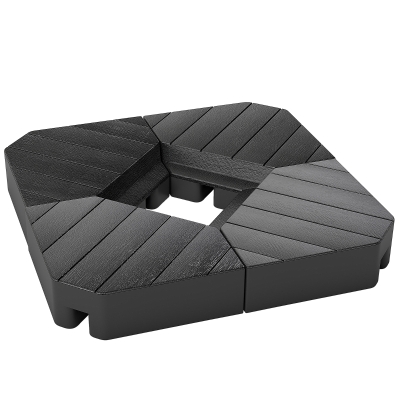 Outsunny Poids Lestage Parasol 4pcs Eau/Sable 60/80kg